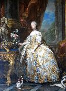 unknow artist Marie Leczinska, Reine de France oil painting reproduction